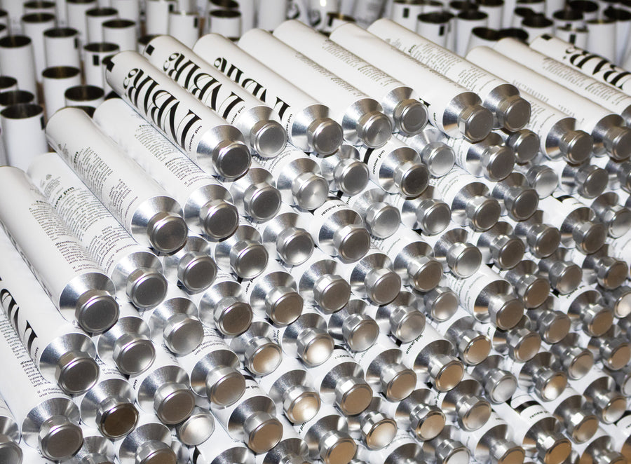 Plastic-free aluminum and glass packaging at INBAR+co, Corte Madera